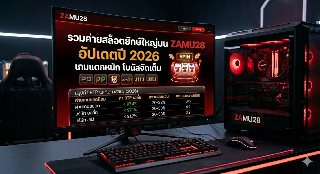 รวมค่ายสล็อตยักษ์ใหญ่บน ZAMU28